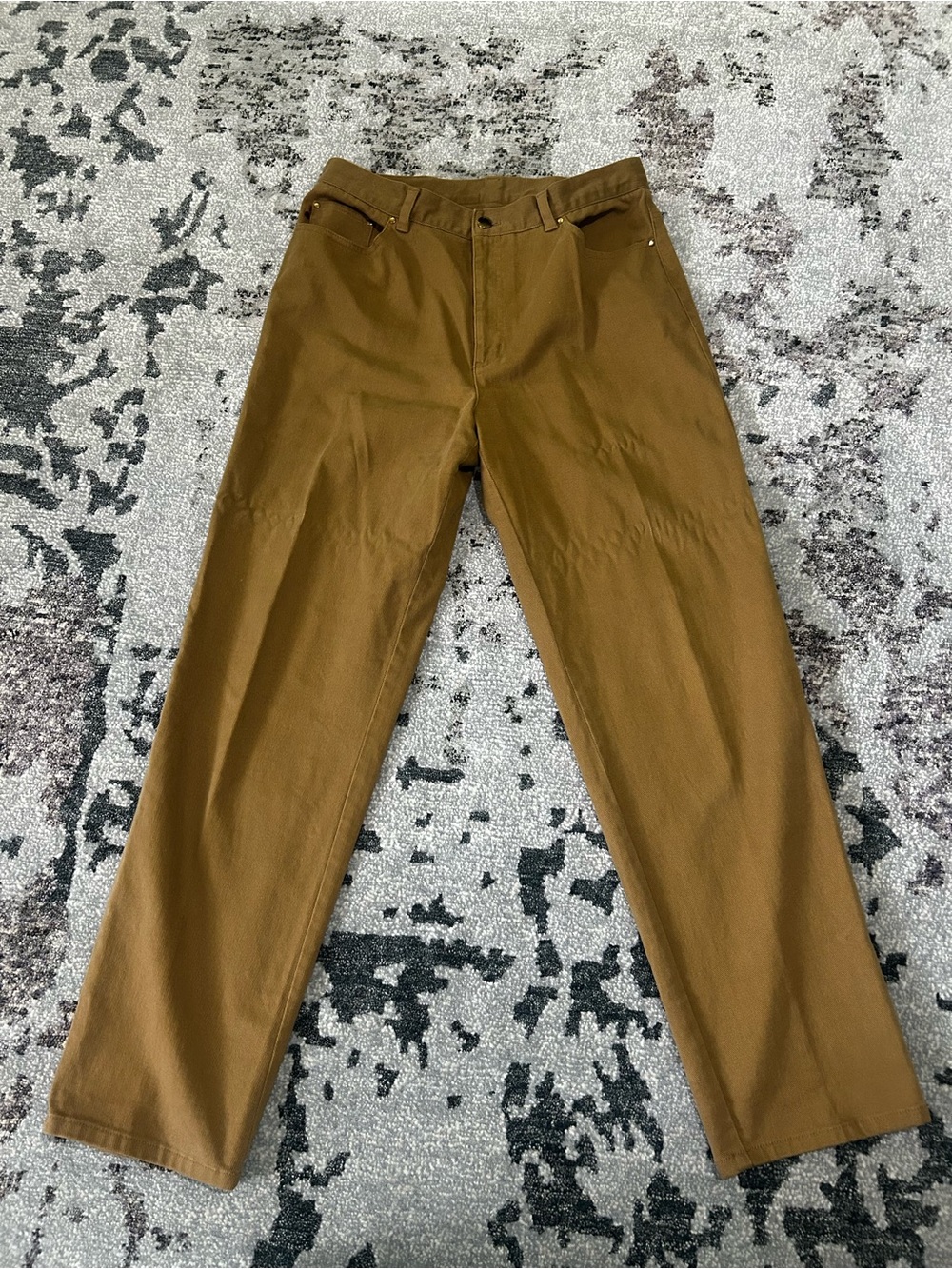 Ralph Lauren Women’s Straight Leg Pants in Caramel Brown